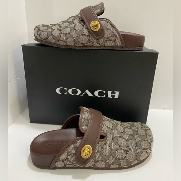 COACH CLOG✨SIZE ✨8 🤎color..OAK / MAPLE🤎 - Picture 7 of 10